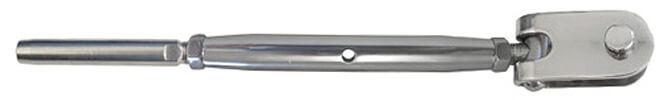 Closed Body Turnbuckle with Toggle to Swage Stud Ends - 316 Stainless Steel